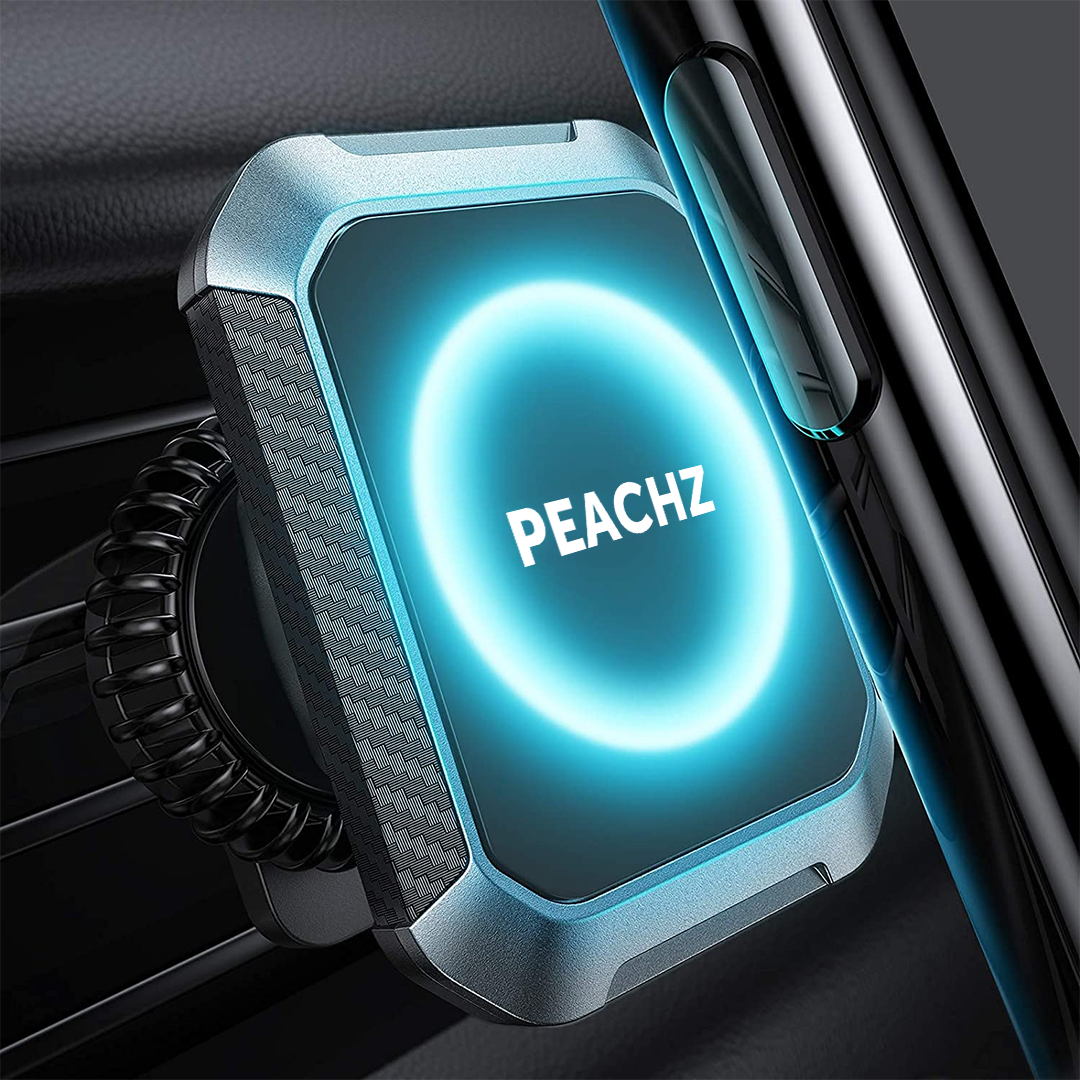 PEACHZ Long Hook Air Vent Car Phone Mount