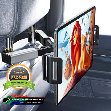 PEACHZ Headrest Tablet Holder For Car Travel