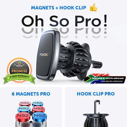 PEACHZ Magnetic Air Vent Car Phone Mount