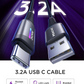 USB-A to USB-C USB Fast Charging Cable