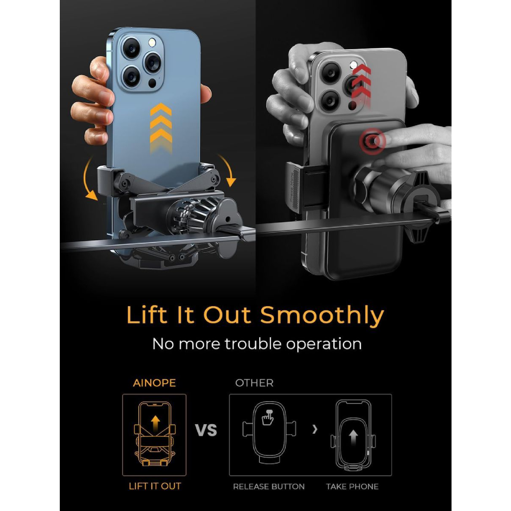 PEACHZ Universal Car Phone Mount With Arm