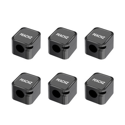 Peachz 6-Pack Magnetic Cable Clips Wire Clip - Adjustable Cord Organizer