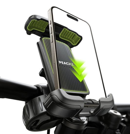 PEACHZ - Bike Phone Holder Heavy Duty Motorcycle Phone Mount