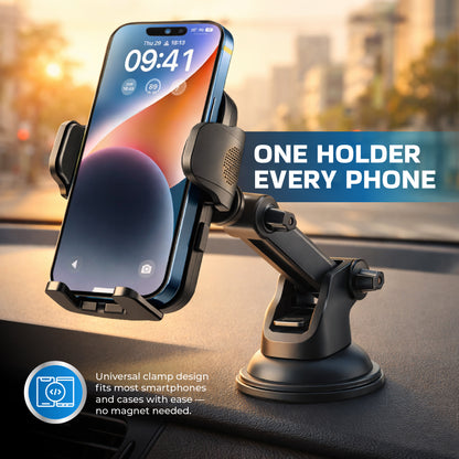 Peachz 15W Wireless Car Charger Dashboard Mount