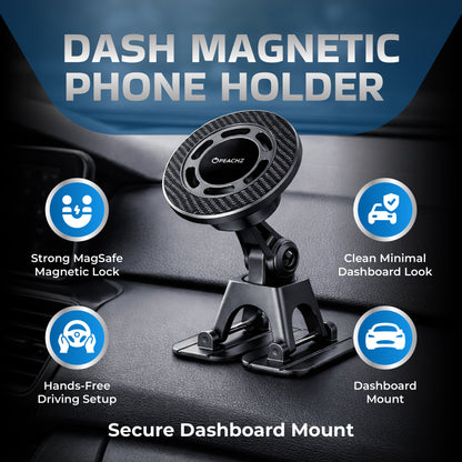 Peachz MagSafe Dashboard Magnetic Car Phone Holder Flexible