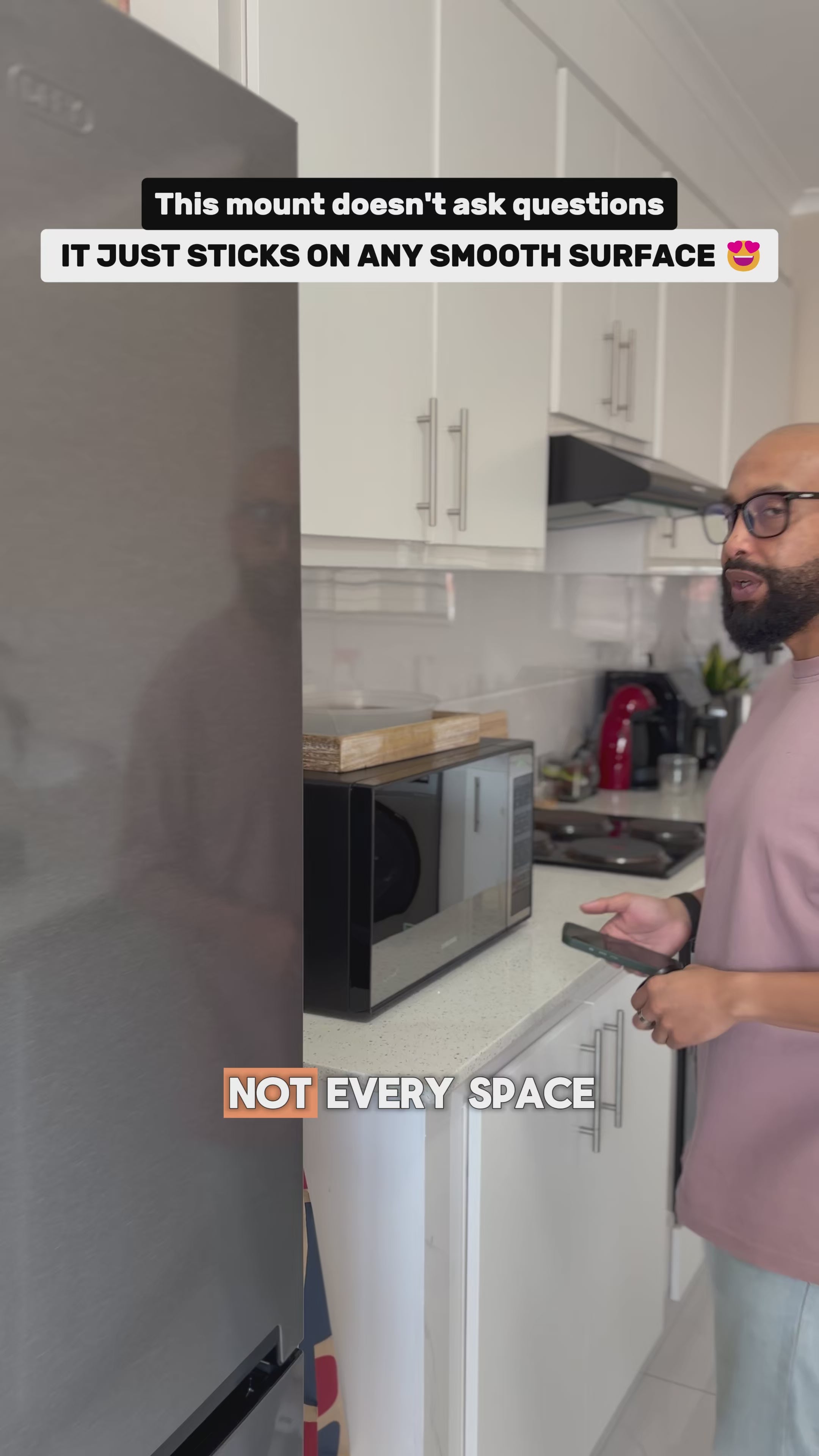 Peachz Electric Suction Phone Holder | MagSafe Car Mount | 360 PhoneStand