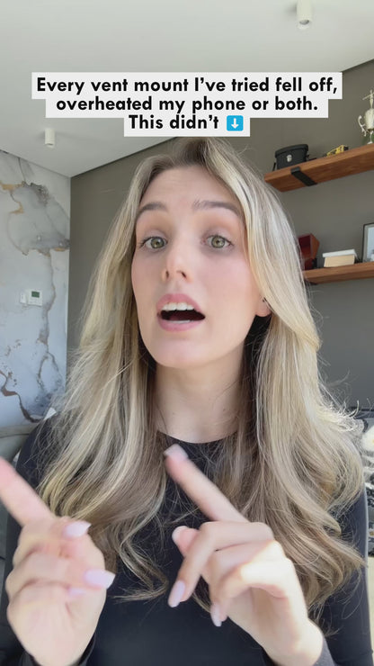 PEACHZ 15W MagSafe Wireless Air Vent Car Phone Mount Charger