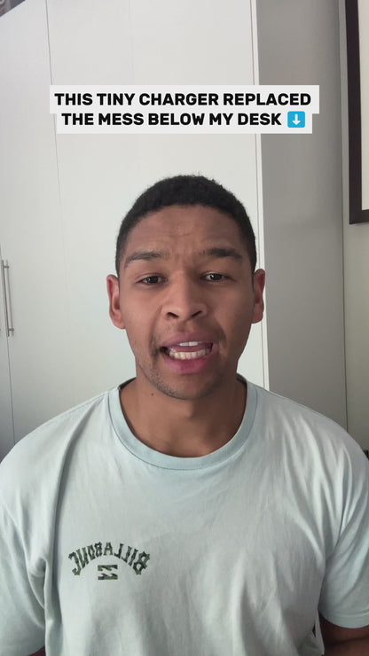 Peachz 100W GaN USB-C Fast Charger with 2×Type-C PD &1 USB-A Laptop Adapter