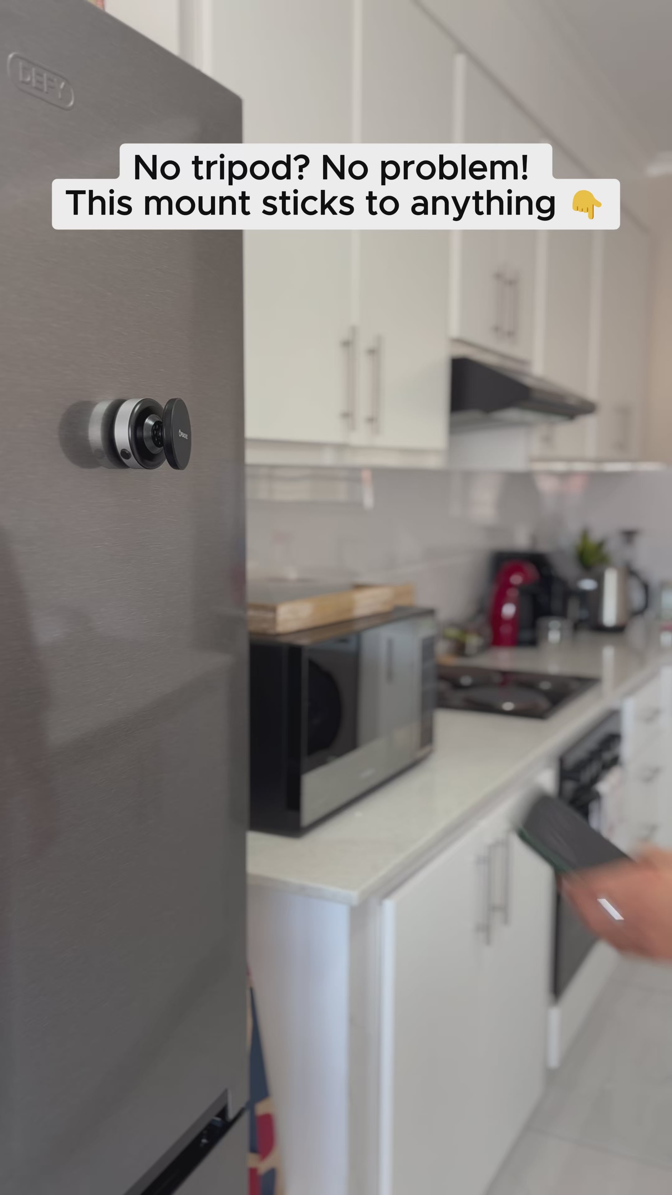 Peachz Electric Suction Phone Holder | MagSafe Car Mount | 360 PhoneStand