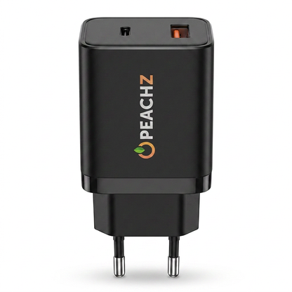 PEACHZ 65W Mini GaN USB-C PD Charger Compatible with iPhone & Samsung