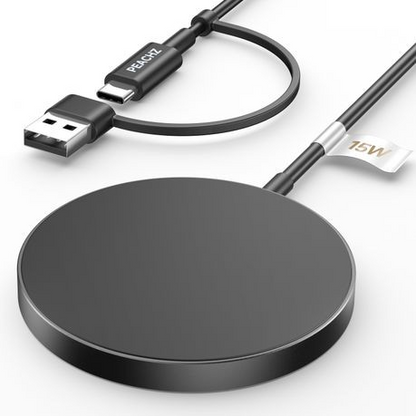 PEACHZ 15W MagSafe Magnetic Wireless Fast Charging Charger for iPhone