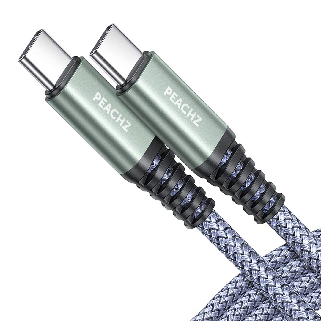 PEACHZ USB-C To USB-C Nylon Braided Cable