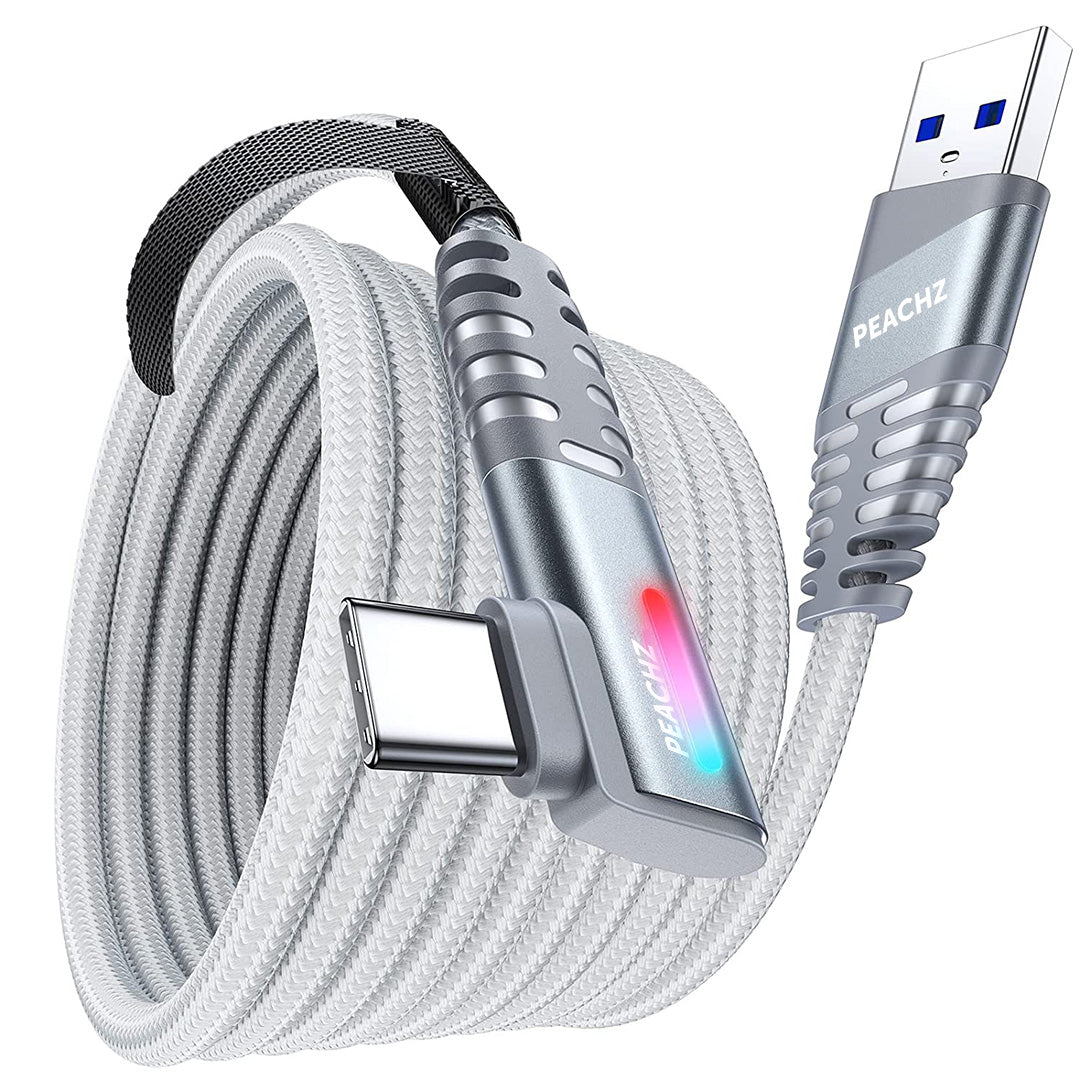 PEACHZ USB-A to USB-C USB 3.0 VR Link Cable 5M | For VR Headset and Gaming PC