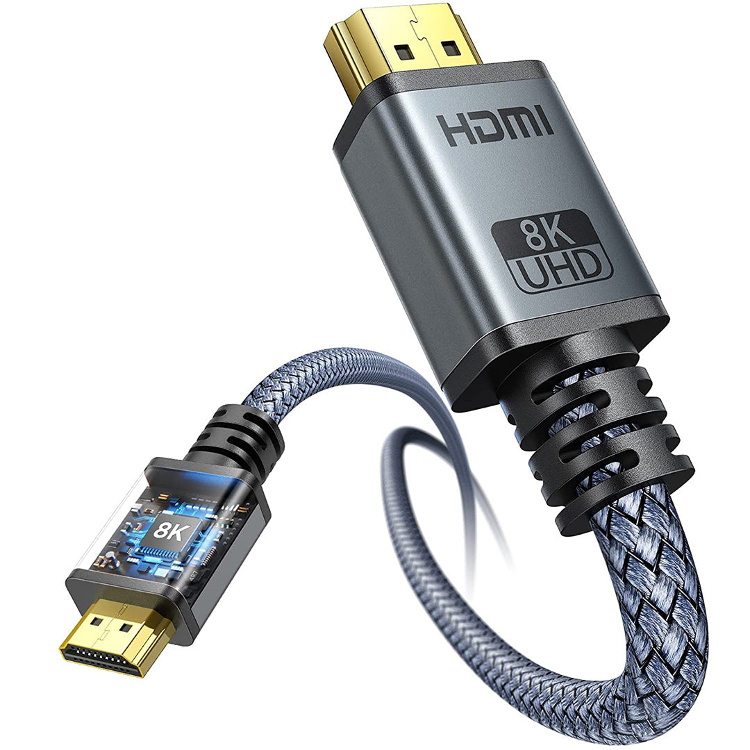 PEACHZ Ultra High Speed 8K HDMI Braided Cable