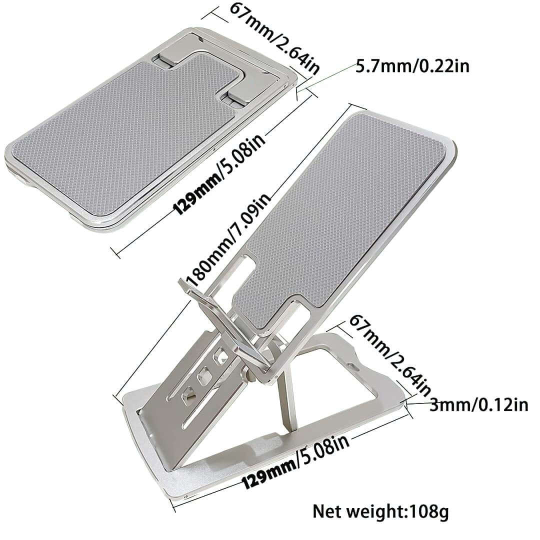Adjustable Aluminium Cell Phone And Tablet Stand