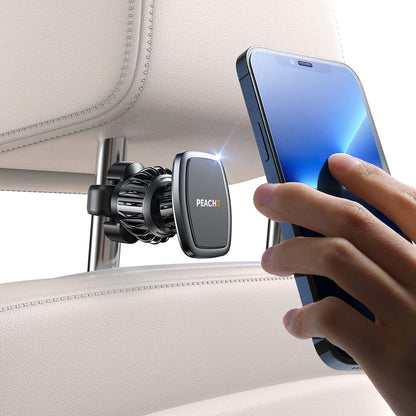 PEACHZ Magnetic Car Headrest Phone Holder