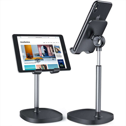 PEACHZ Height Adjustable Desktop Phone And Tablet Stand