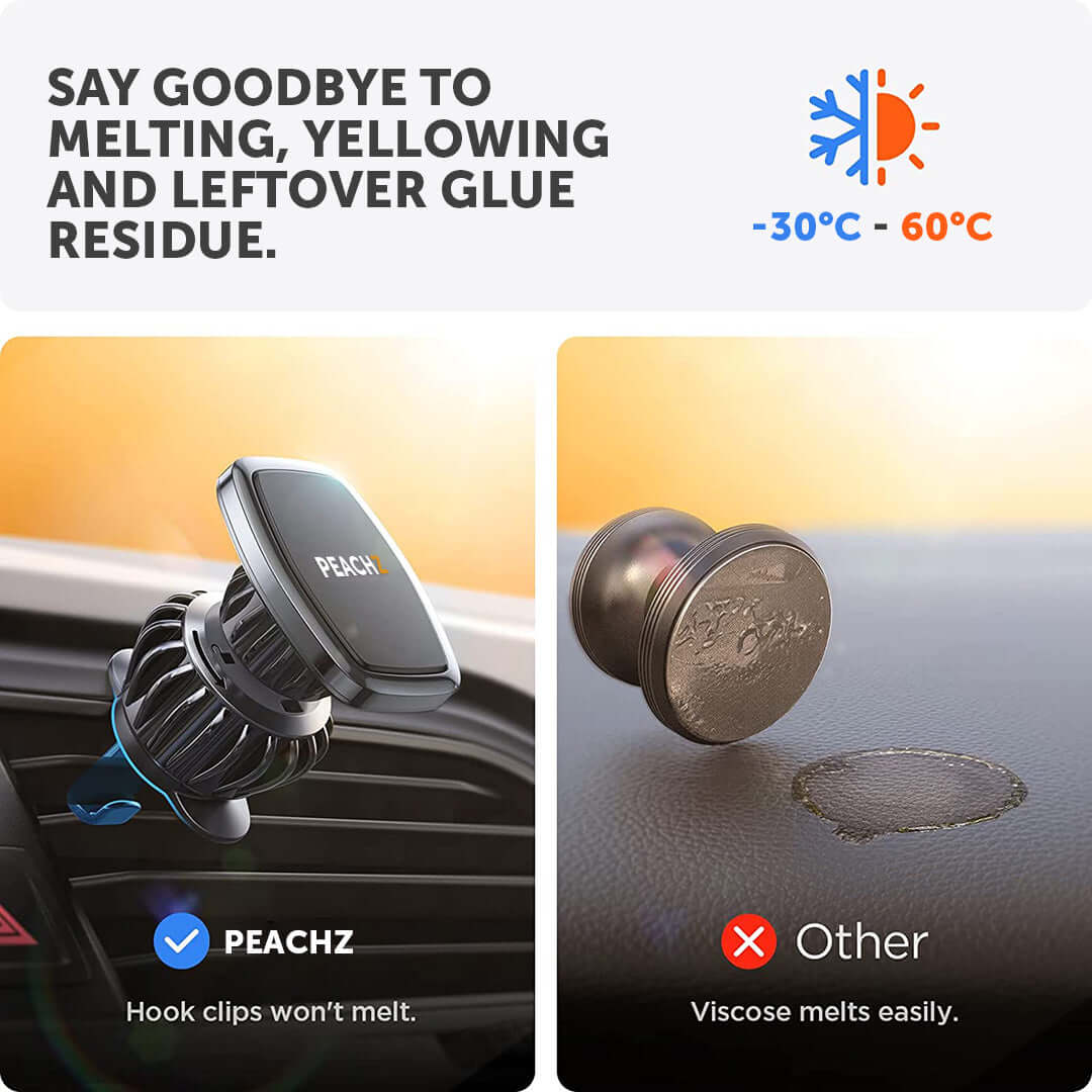 PEACHZ Magnetic Air Vent Car Phone Mount