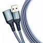 Type-A Male To Female USB 3.0 Nylon Braided Extension Cable