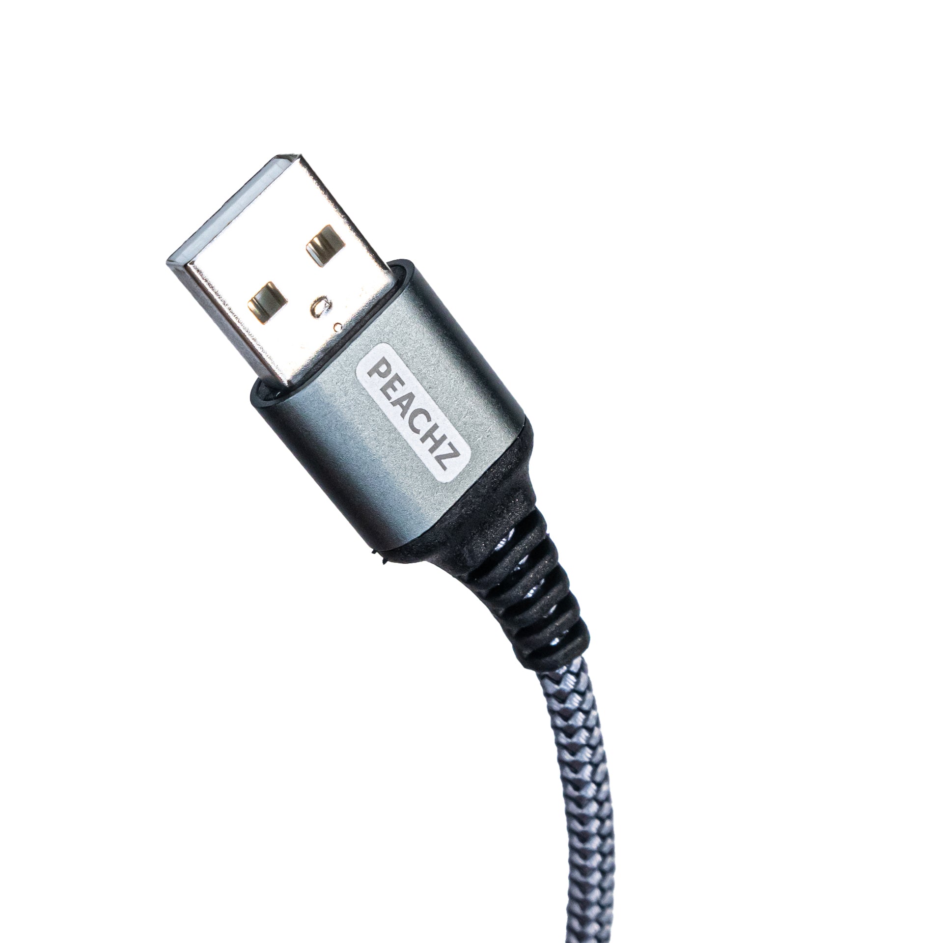 PEACHZ MFi-Certified Lightning to USB-A Nylon Braided Cable